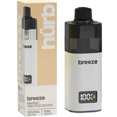 Hrb Breeze - Pre Filled Pod Vape Kit - 1000mg CBD / CBG The JuicyJoint Hrb Breeze - Pre Filled Pod Vape Kit - 1000mg CBD / CBG The JuicyJoint