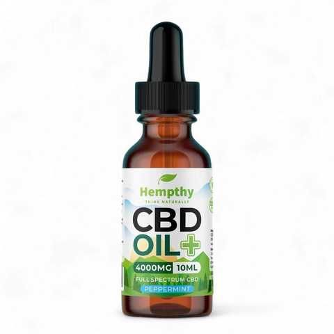 Hempthy - Peppermint CBD Oil 10ml - Full Spectrum Various Strengths