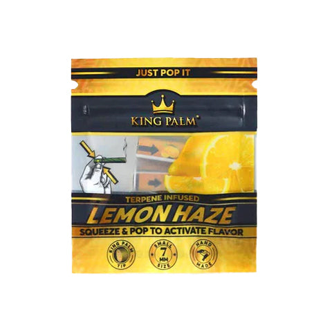 King Palm - Terpene Infused Organic Corn Husk Tips - Lemon Haze - Pack of 2