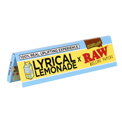 Raw x Lyrical Lemonade - Kingsize 'WIDE' - Organic Hemp Rolling Papers