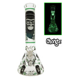 Chongz - "Monkeee Maan" 33cm Glow in the Dark  Thick Glass Bong