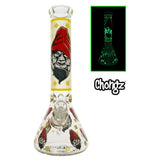 Chongz - "Monkeee Maan" 33cm Glow in the Dark  Thick Glass Bong