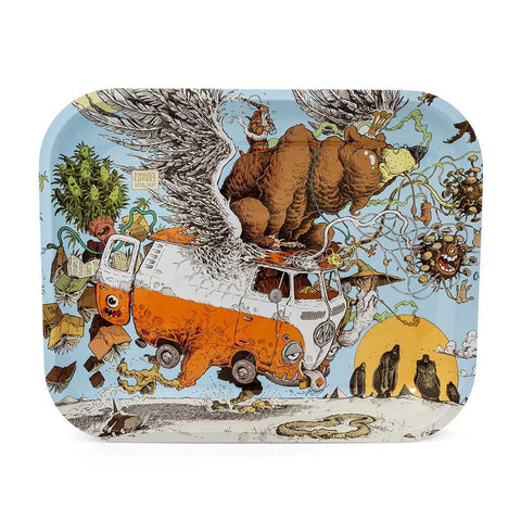 Mossy Giant - Bird House - Large Rolling Tray