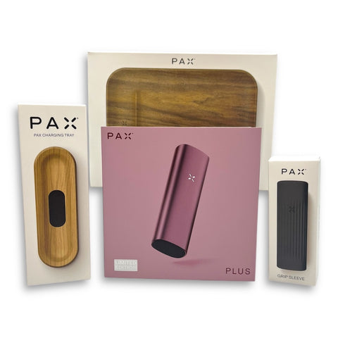 PAX PLUS Herb Vaporizer - Elderberry - EXTRAS BUNDLE Complete Kit - James Goldcrown