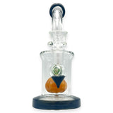 Pumpkin - 17cm Glass Mini Percolator Bong
