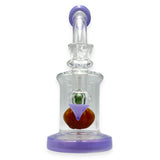 Pumpkin - 17cm Glass Mini Percolator Bong