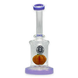 Pumpkin - 17cm Glass Mini Percolator Bong