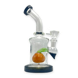 Pumpkin - 17cm Glass Mini Percolator Bong