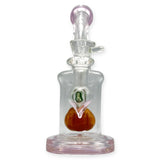 Pumpkin - 17cm Glass Mini Percolator Bong
