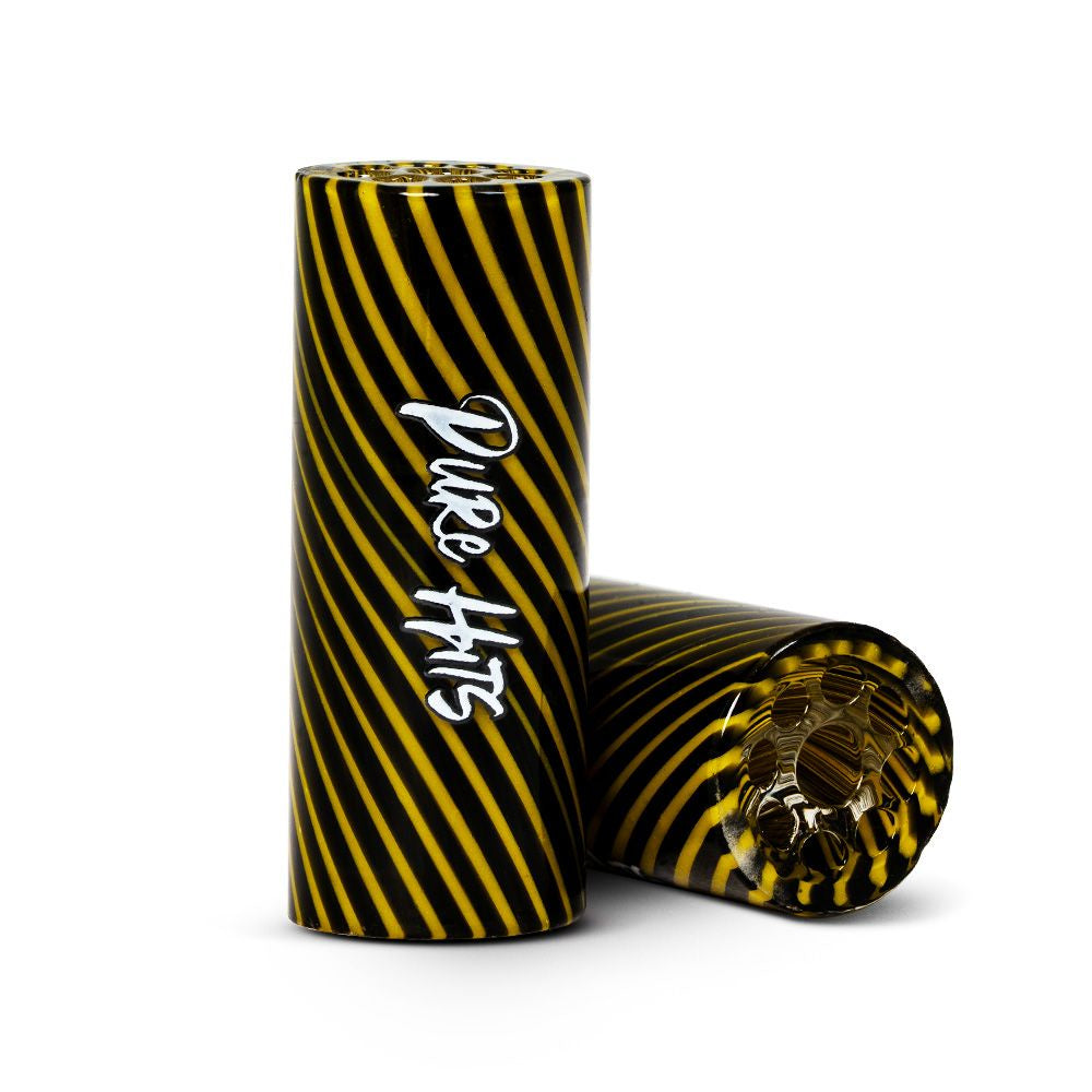 Pure Hits Tip - Glass Filter Tip - Black & Yellow – The JuicyJoint