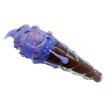 Ice Cream Cone - Coloured Glass Pipe - 4 inch Cone