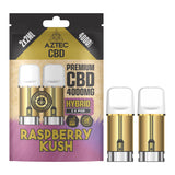 Aztec CBD 2 x Spare Vape Pods - 2 x 2000mg CBD