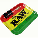 RAW - Rasta - Large Metal Rolling Tray