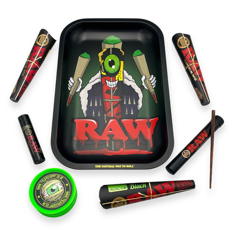 RAW  - Cone Monster - Rolling Tray Pre-Roll Gift Set