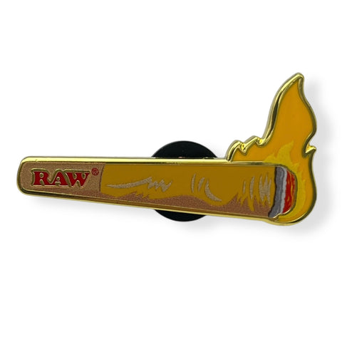 RAW - Mini Pin Badge - RAW Lit Cone