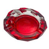 RAW - Ruby Red Glass - Cigar Ashtray