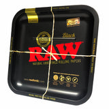 Raw Black - Square Shape - Medium Metal Rolling Tray