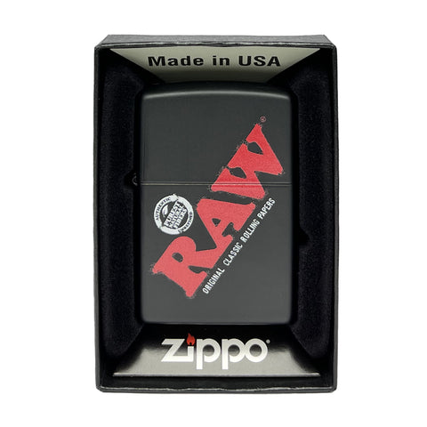RAW - Zippo Lighter - Black
