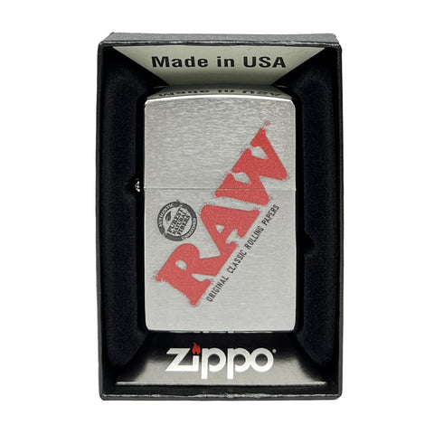 RAW - Zippo Lighter - Silver