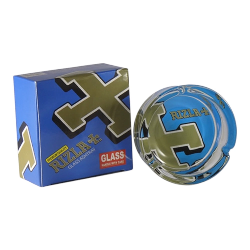 Rizla Logo - Glass Ashtray - Various Colours – The JuicyJoint