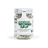 Purize - Conical - Jar of 120 - Activated Charcoal Filters”