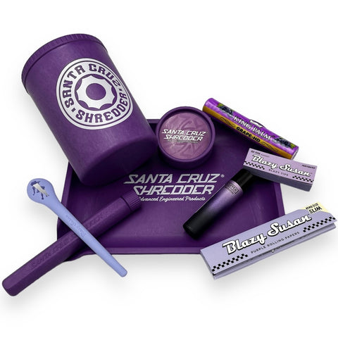 Santa Cruz Shredder x Blazy Susan Purple - Combo  Rolling Kit Package