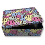 V Syndicate - PLUS Tin Box with Rolling Lid - Smiley