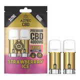 Aztec CBD 2 x Spare Vape Pods - 2 x 2000mg CBD