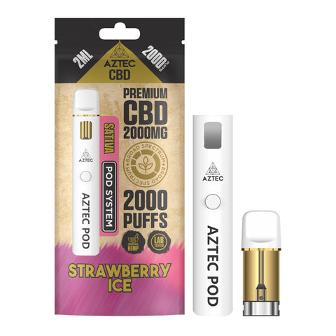 Aztec CBD Pre-Filled Pod Vape - 2000mg CBD - 2000 Puffs The JuicyJoint Aztec CBD Pre-Filled Pod Vape - 2000mg CBD - 2000 Puffs The JuicyJoint