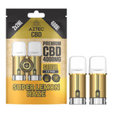Aztec CBD 2 x Spare Vape Pods - 2 x 2000mg CBD