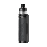 Black vape device with brand logo on a white background