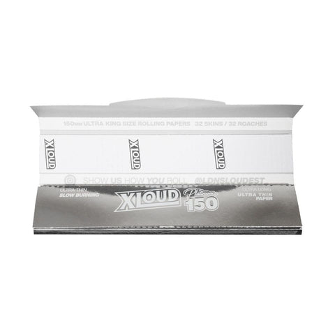 XLOUD - Extra Long 150mm XXL Platinum King Size - Rolling Papers with Tips