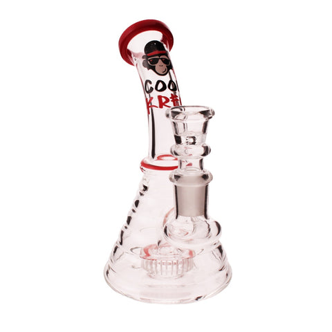 14cm - Conical Percolator Waterpipe Glass Bong