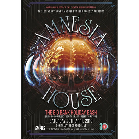 Amnesia House - The Big Bank Holiday Bash - 2019