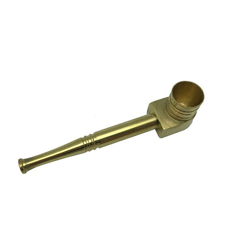 Solid 10cm Metal Brass Pipe