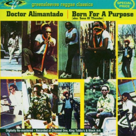 Dr Alimantado - Born For A Purpose CD Album - The JuicyJoint