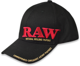 Raw Black - Snapback Hat with Cone Poker