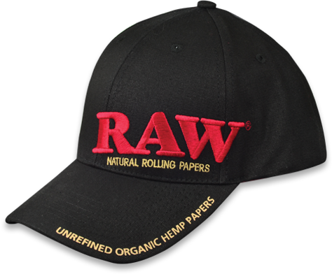Raw Black - Snapback Hat with Cone Poker