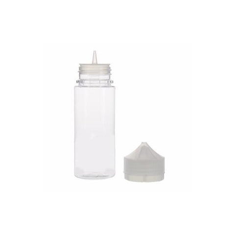 Chubby PET Bottle with Clear or Black Tamper / Leak proof Lid and Unicorn Filler Tip - The JuicyJoint