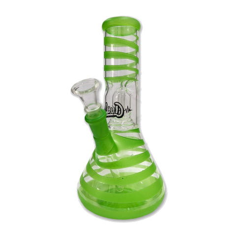 20cm - LOUD Spiral Percolator Glass Bong with Ice Pinch - GB5091
