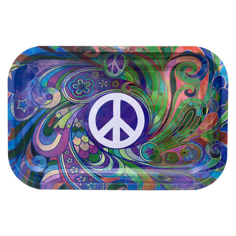 Hippy Peace Sign - Rolling Tray