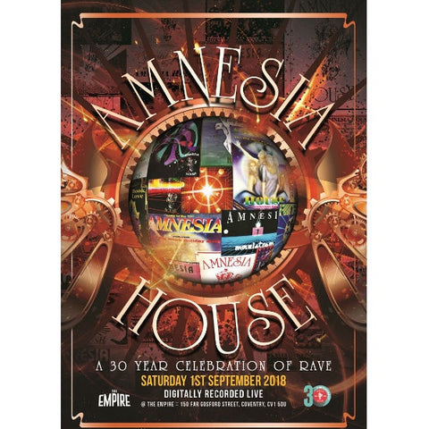 Amnesia House - A 30 Year Celebration Of Rave CD Pack