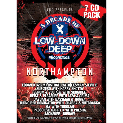 Low Down Deep Records - A Decade Of Low Down Deep 7 x CD Pack - The JuicyJoint