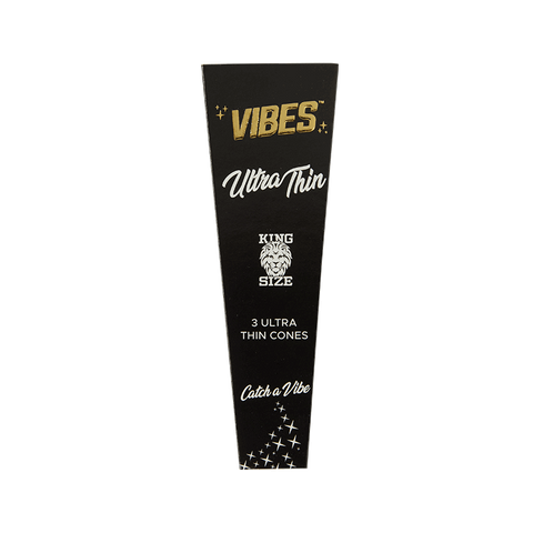 Vibes Cones - Ultra Thin - King Size Pack of 3