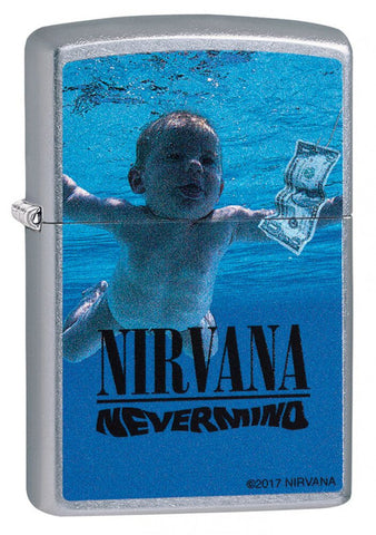 Zippo Classic Lighter - Nirvana Nevermind - Street Chrome
