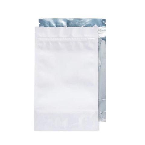 3.5g Mylar Bags X 30 - White Matte   Clear Back – The Juicyjoint