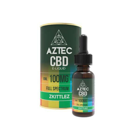 SALE!!! Aztec - Full Spectrum 10ml CBD E-Liquid - Zkittlez