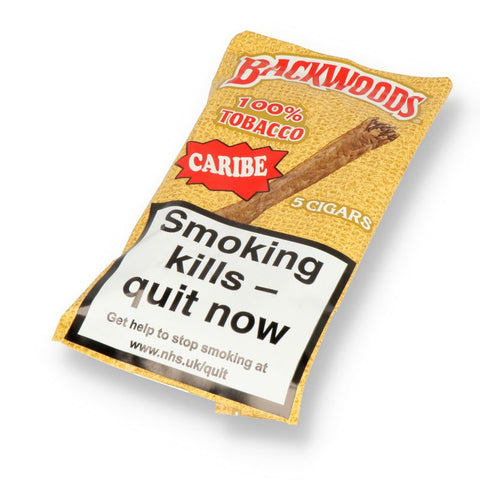 Backwoods - Caribe Tobacco Blunt Wraps x 5 (Carribbean Rum)