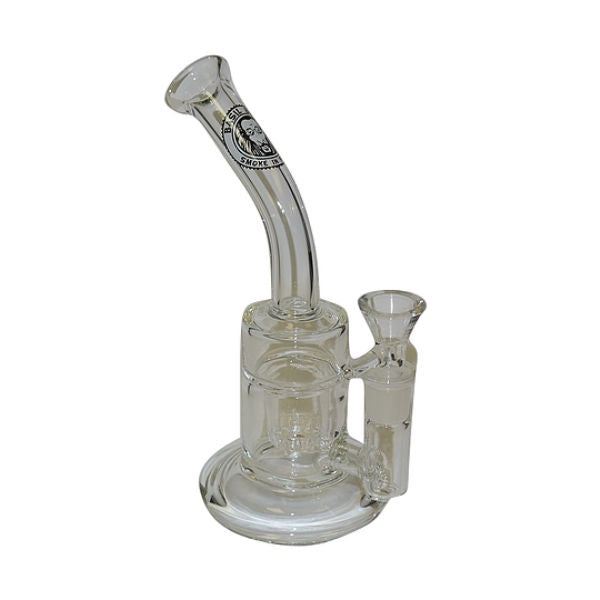 Basil Bush 17cm Glass Percolator Water Pipe Bong The JuicyJoint