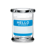 420 Science - Classic USA Glass Jars - Hello My Strain Is